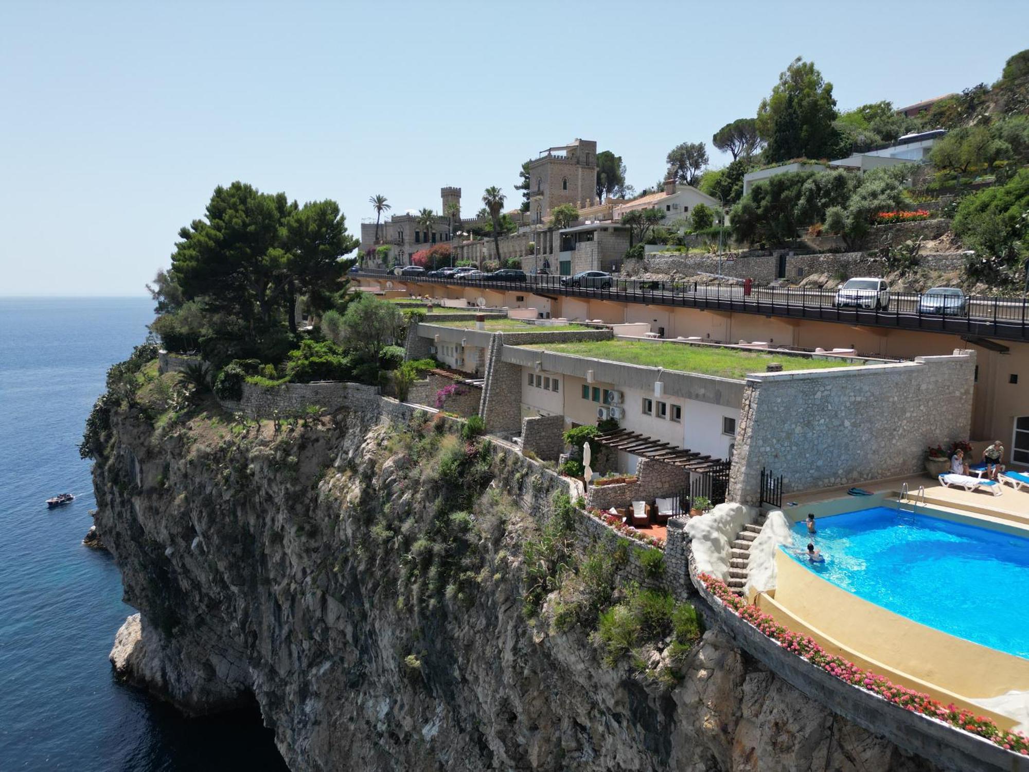 Villa Infinity Vista Mare E Relax Taormina Buitenkant foto